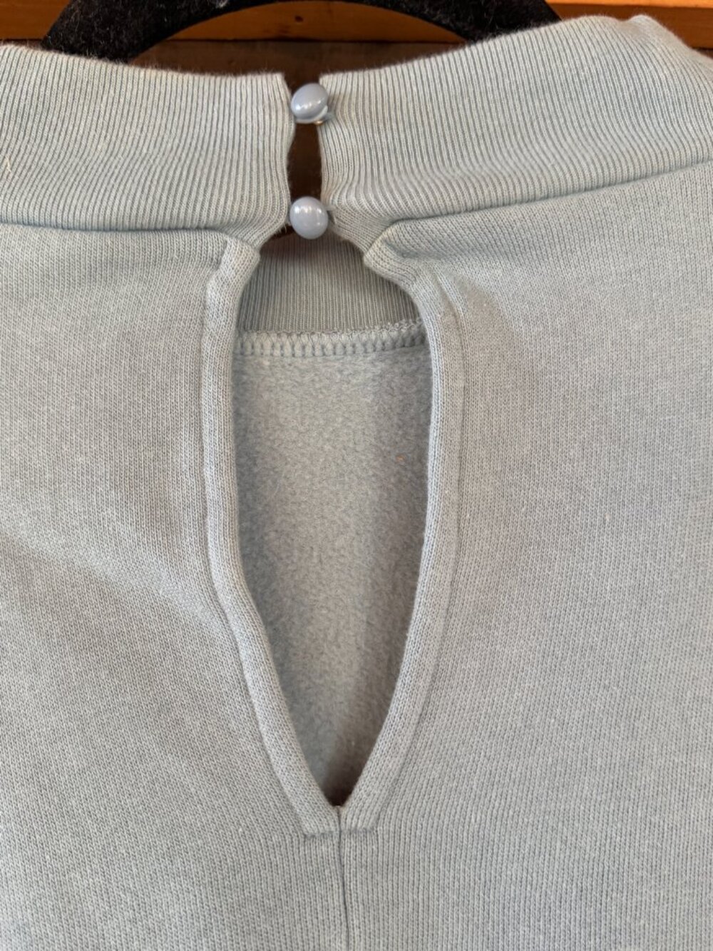 Sézane Sidonie sweatshirt in slate blue - Picture 6 of 6